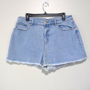 LOFT HIGH RISE DENIM SHORTS SIZE 12/WAIST 31